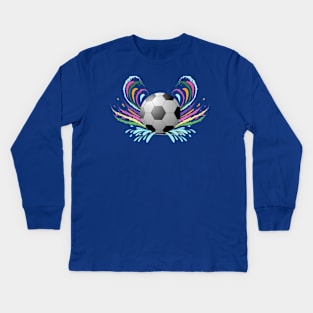 Soccer Ball Kids Long Sleeve T-Shirt